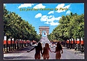 M1978 LES PETITES FEMMES DE PARIS AVENUE DES CHAMPS-ELYSEES ET L ARC DE TRIOMPHE VIAGGIATA